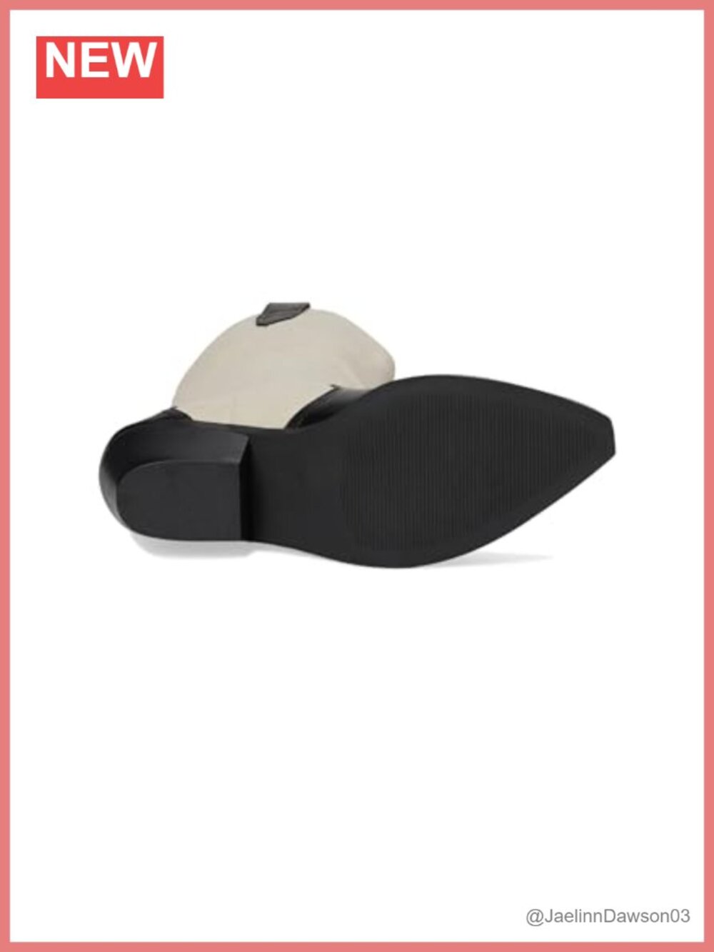 Pointed Toe Block Heel Mid-Calf Bootie Pull-On Calf High - Picture 2 of 6
